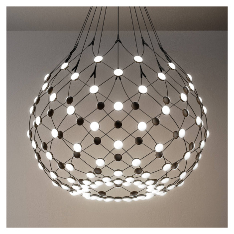 Luceplan Mesh závesné LED Ø 80 cm 1 m zavesenie