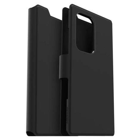 Púzdro Otterbox Strada Via for Galaxy S22 Ultra black (77-86605)