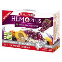 TEREZIA Hemoplus + Kyselina listová 60 kapsúl