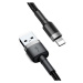 Baseus Cafule kábel USB/Lightning 2.4A 0.5m šedý/čierny