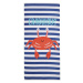 Modrá plážová osuška 160x76 cm Crabulous - Catherine Lansfield