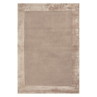 Svetlohnedý ručne tkaný koberec s prímesou vlny 120x170 cm Ascot – Asiatic Carpets