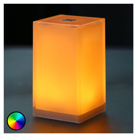 Prenosná stolová lampa Cub, ovládaná aplikáciou, RGBW Smart&Green