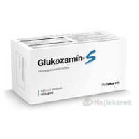 Profipharma Glukozamín S, výživový doplnok vo forme kapsúl, 60 ks