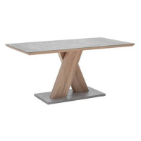 Jedálenský Stôl So Sklom Sanna 160x90 Cm