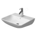 DURAVIT - ME by Starck Umývadlo, 550x440 mm, s prepadom, s otvorom na batériu, biela 2335550000