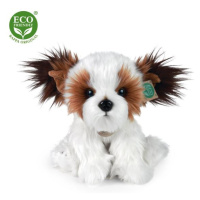 Plyšový pes shih tzu sediaci, 28 cm, ECO-FRIENDLY