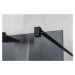 GELCO - VARIO BLACK jednodielna sprchová zástena na inštaláciu k stene, dymové sklo, 700  GX1370
