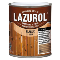 BARVY A LAKY HOSTIVAŘ LAZUROL CLASSIC S1023 - Olejová lazúra na drevo 0,75 l 20 - gaštan