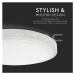 Stropné LED svietidlo kruh 24W, 4000K, HF senzor , 2400lm, IP44, biele VT-8624S ,(V-TAC)