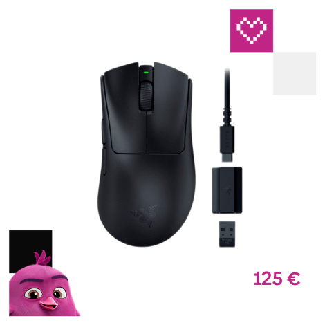 Razer DeathAdder V3 HyperSpeed ??bezdrôtová herná myš čierna