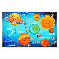 Detský kusový koberec Torino kids 230 SOLAR SYSTEM Rozmery koberca: 80x120