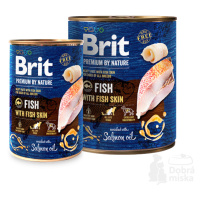 Brit Premium Dog by Nature  konz Fish & Fish Skin 800g + Množstevná zľava