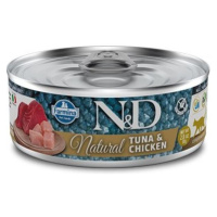 N&D CAT NATURAL TUNA & CHICKEN 70 GR