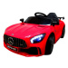 mamido  Elektrické autíčko Mercedes GTR-S, červené s mäkkými EVA kolesami a pohodlným sedadlom, 