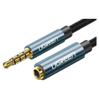 Ugreen AV118, adaptér predlžovací kábel, AUX mini jack 3.5mm, 2m, modré