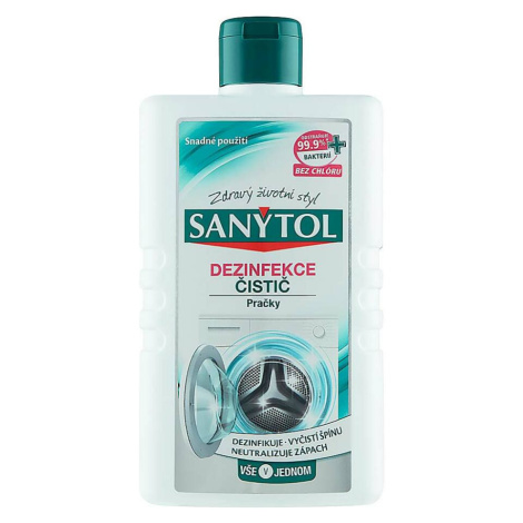 SANYTOL Dezinfekcia čistič práčky 250 ml