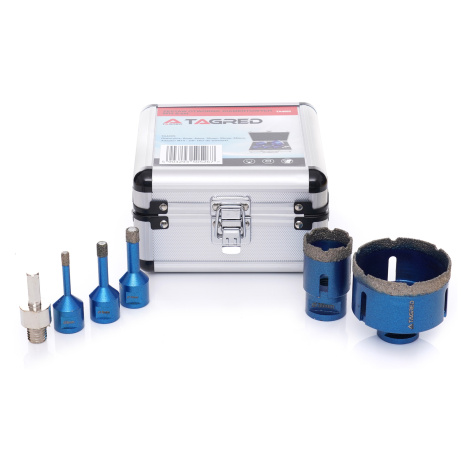 Vrtáky, diamantové korunky na keramiku, kameň, gres, glazúru 6, 8, 10, 35, 68 mm M14, kufrík, ad