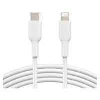 Belkin BOOST Charge USB-C/Lightning kábel, 1m, biely