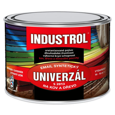 INDUSTROL Email na kov a drevo S2013 UNIVERZÁL 1999 čierna 375 ml