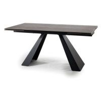 Sconto Jedálenský stôl SOLVODURI 2 hnedá/čierna