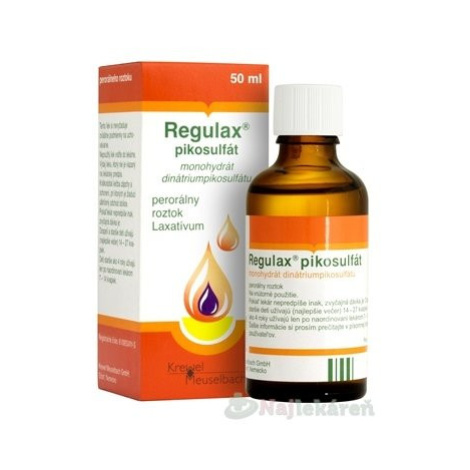 Regulax pikosulfát sol.por.1 x 50 ml