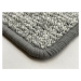 Kusový koberec Alassio šedý čtverec - 100x100 cm Vopi koberce