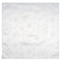 Forbyt Vianočný obrus Snowflakes biela