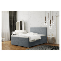 Expedo Čalúnená posteľ boxspring DASTER + topper, 140x200, matt velvet 83