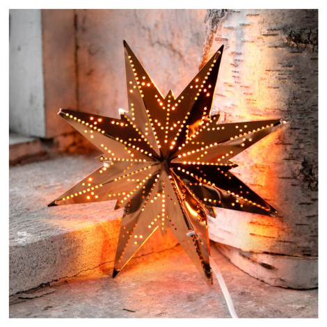 Osemcípa mosadzná hviezda Mini Star Trading