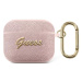 Obal Guess GUA3SASMP AirPods 3 cover pink Saffiano Script Metal Collection (GUA3SASMP)