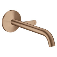 Umývadlová batéria Hansgrohe One brushed red gold 48112310