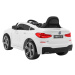 mamido  Elektrické autíčko BMW 6 GT biele
