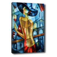 Obraz Tablo Center Cubistic Lady, 50 × 70 cm