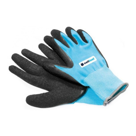 Záhradné rukavice CELLFAST polyester/latex vel.8/M