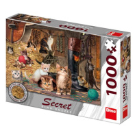 Dino mačičky 1000 secret collection Puzzle