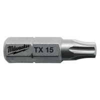 MILWAUKEE Skrutkovacie bity TX15, 25 mm (25 ks)