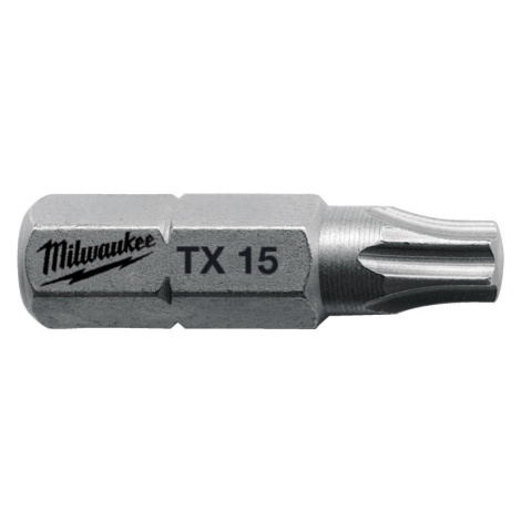 MILWAUKEE Skrutkovacie bity TX15, 25 mm (25 ks)