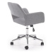 HALMAR Morel kancelárska stolička sivá