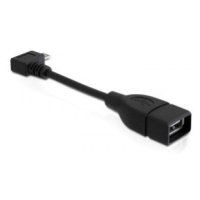 Delock Adapter USB micro-B samec pravouhlý > USB 2.0-A samica OTG 11cm