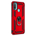 Odolné puzdro na Motorola Moto E20/E30/E40 Ring Armor Rugged červené