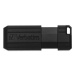 Verbatim USB flash disk, USB 2.0, 16GB, PinStripe, Store N Go, černý, 49063, USB A, s výsuvným k