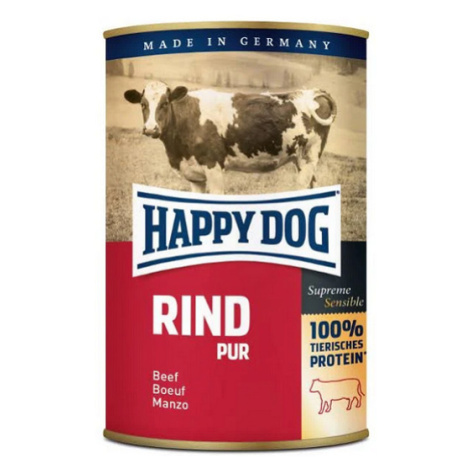 Happy Dog PREMIUM - Fleisch Pur - hovädzie mäso konzerva pre psy 800g