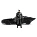 Autíčko Batman Batmobile 2022 Jada kovové so svetlom a figúrkou Batmana dĺžka 28 cm