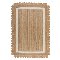 Kusový koberec Grace Jute Natural/White Rozmery kobercov: 120x170