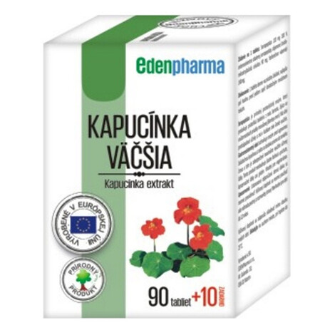 EDENPHARMA Kapucínka väčšia ako 100 tabliet