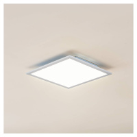 Lindby LED panel Enja, biely, hliník, 39,5 cm x 39,5 cm