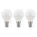 Súprava 3 LED žiaroviek EMOS Classic Mini Globe Warm White, 5W E14