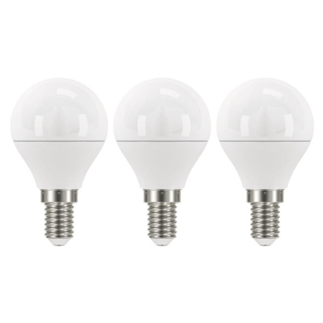 Súprava 3 LED žiaroviek EMOS Classic Mini Globe Warm White, 5W E14