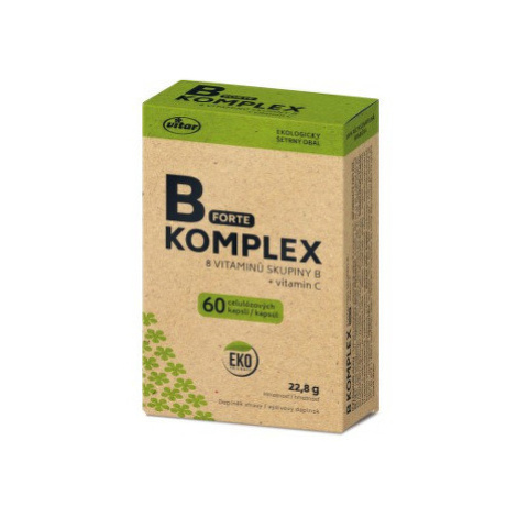 VITAR B-Komplex forte + vitamín C EKO 60 kapsúl Vitar Veteriane